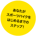 あなたがスポーツバイクを始めるまでのステップ